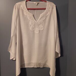 Counterparts Women's Swimsuit Cover Up or Blouse Boho Cottagecore Size XL